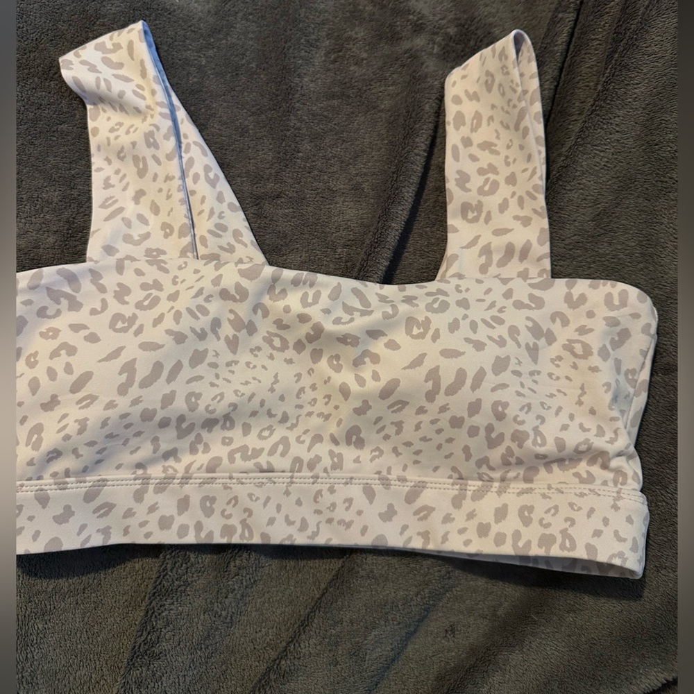 Leopard Print Sports Bra